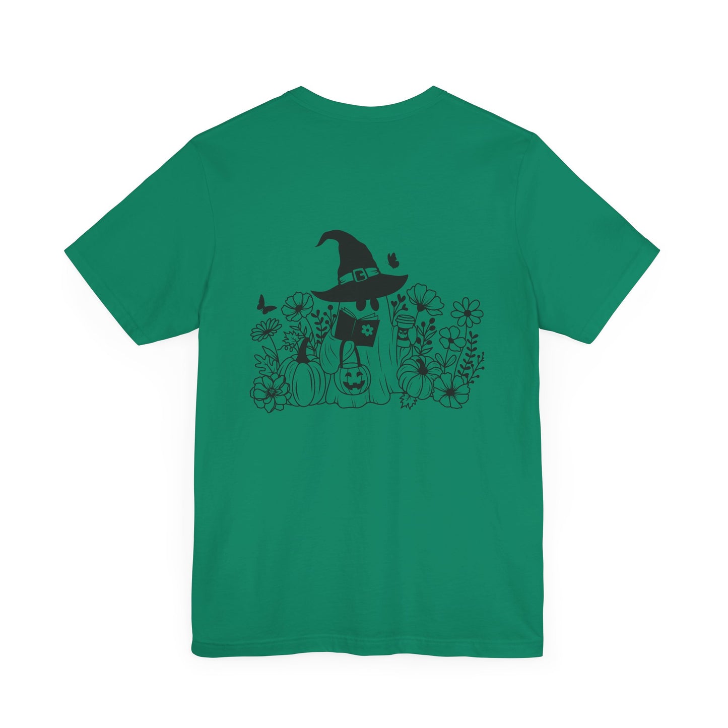 Cozy boo reading, Unisex Jersey Short Sleeve Tee ( No sleeve design)