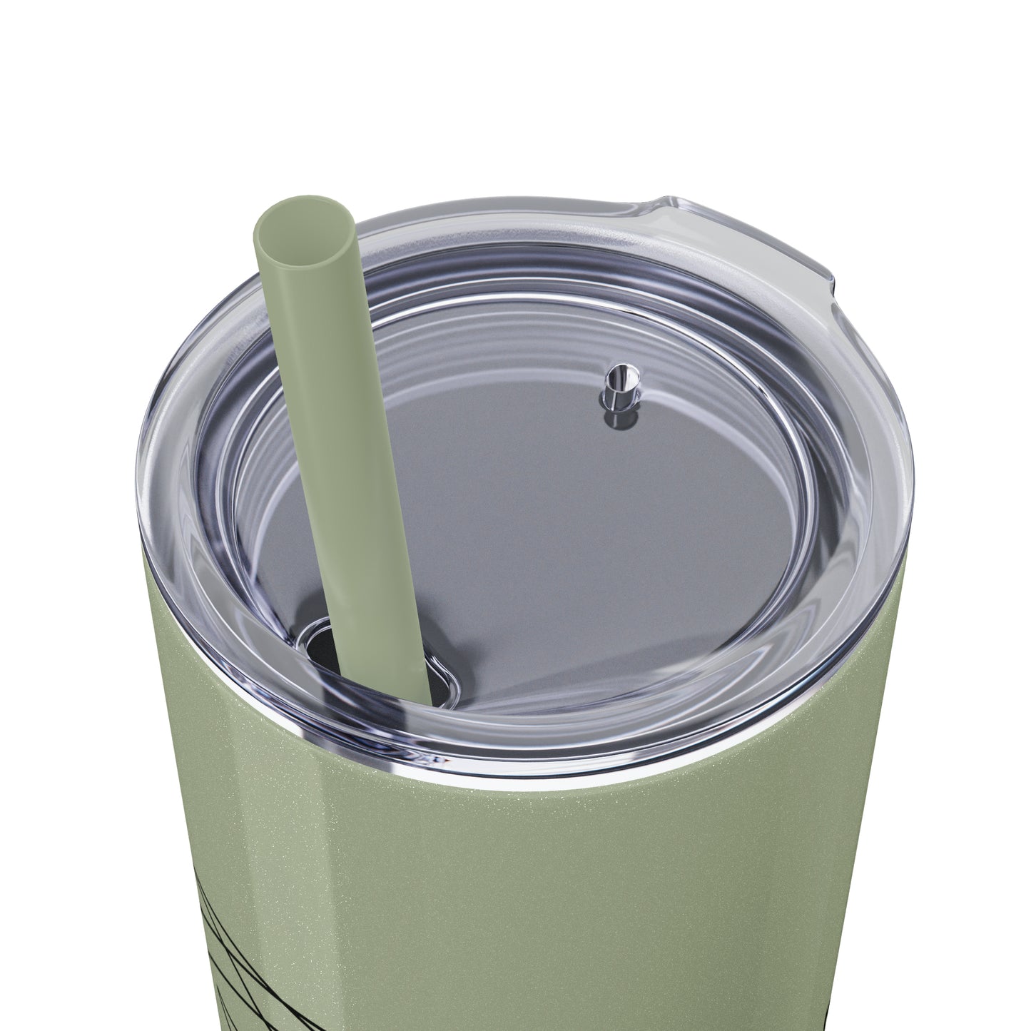 Capricorn Skinny Tumbler with Straw, 20oz