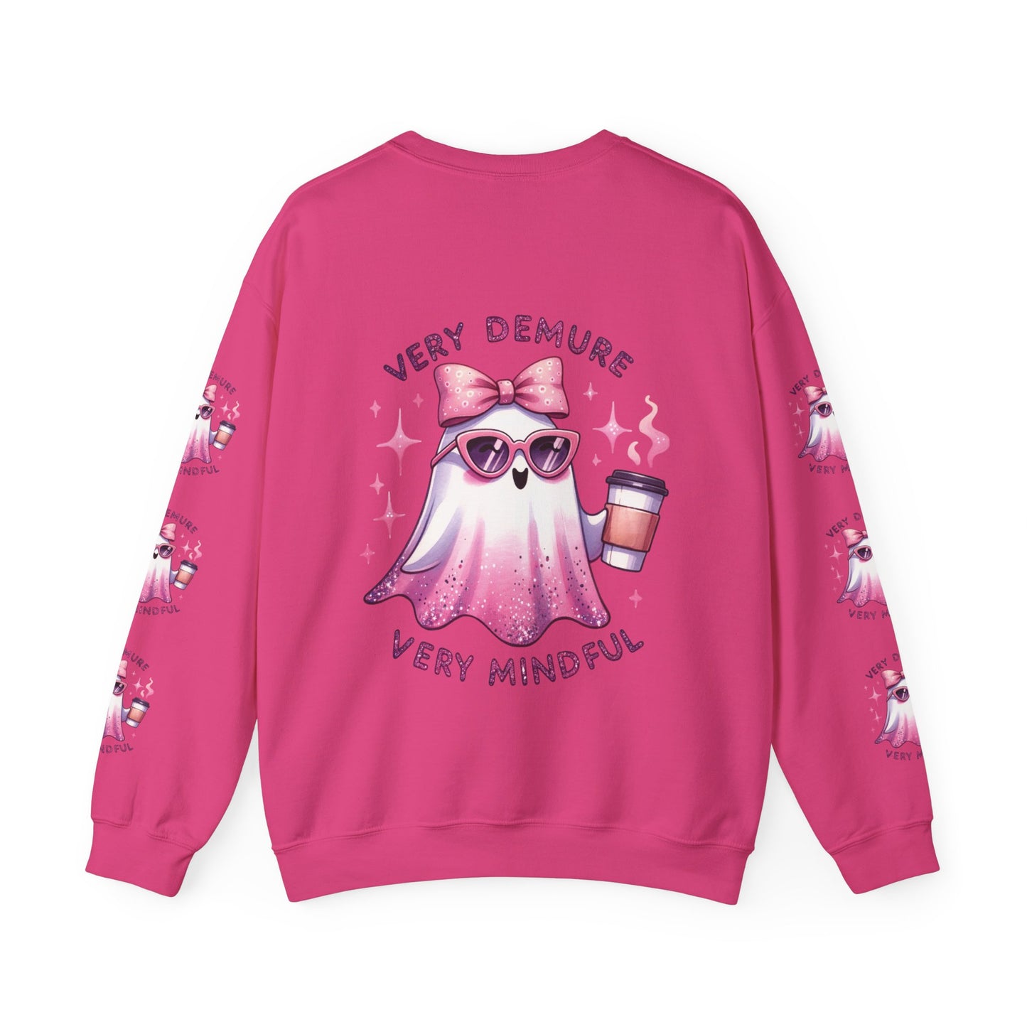 Very demure , ™ Crewneck Sweatshirt (Sleeve design )