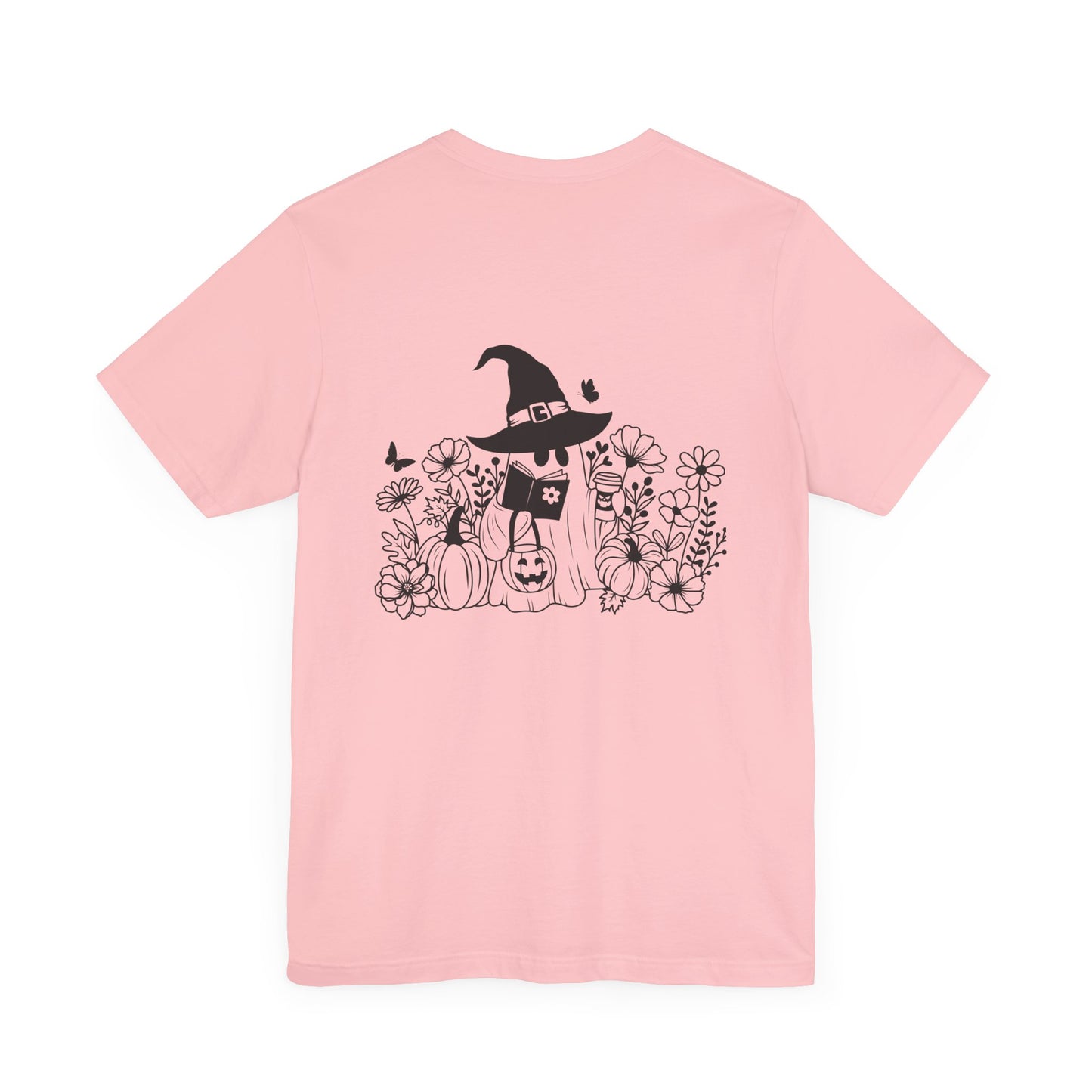 Cozy boo reading, Unisex Jersey Short Sleeve Tee ( No sleeve design)