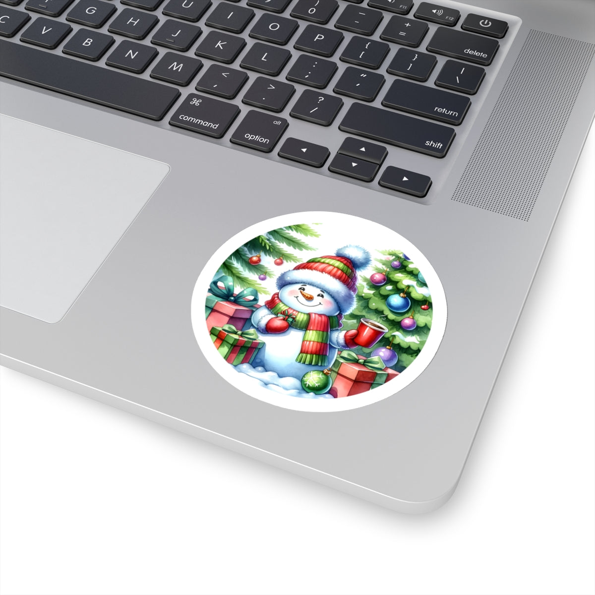 Snowman, Kiss-Cut Stickers