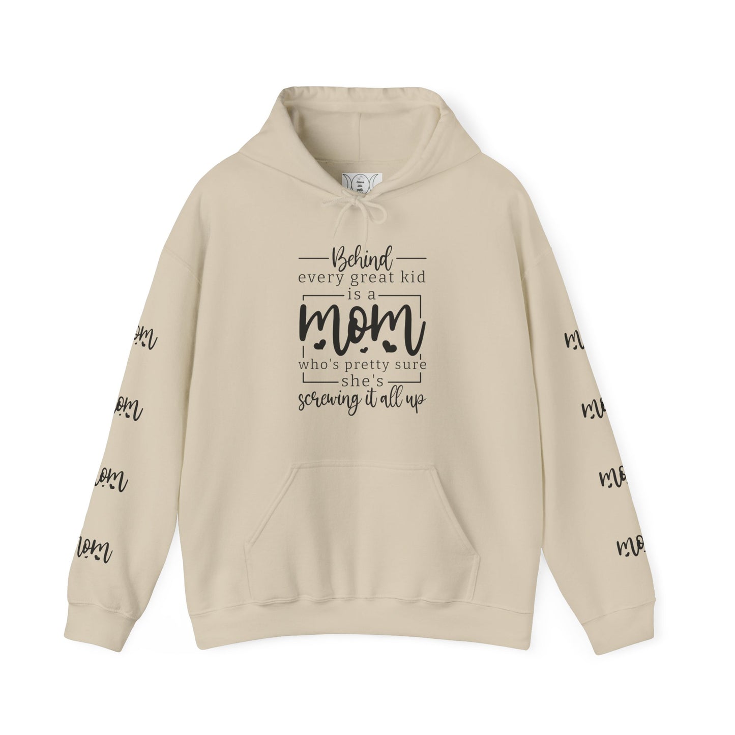 Mother’s love,  Unisex Heavy Blend™ Hooded Sweatshirt (no side arm design)