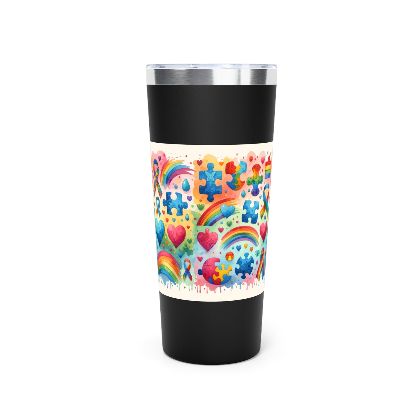 Autism, Copper Vacuum Insulated Tumbler, 22oz