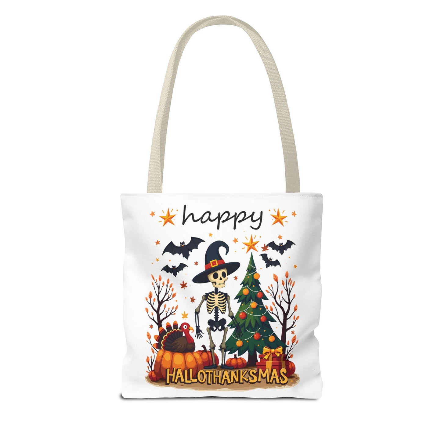 Happy hellothanksmas, Tote Bag (AOP)