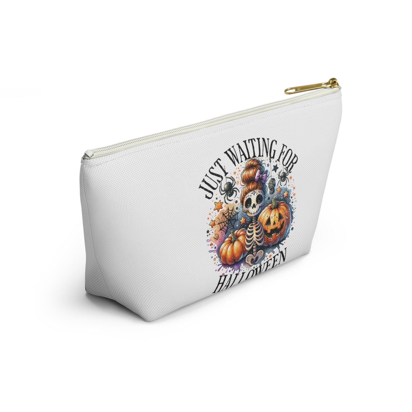 Just waiting for Halloween , Accessory Pouch w T-bottom