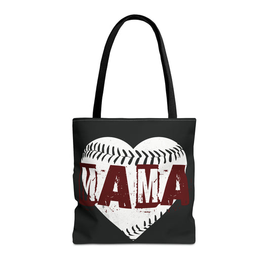 Baseball mama, Tote Bag (AOP)