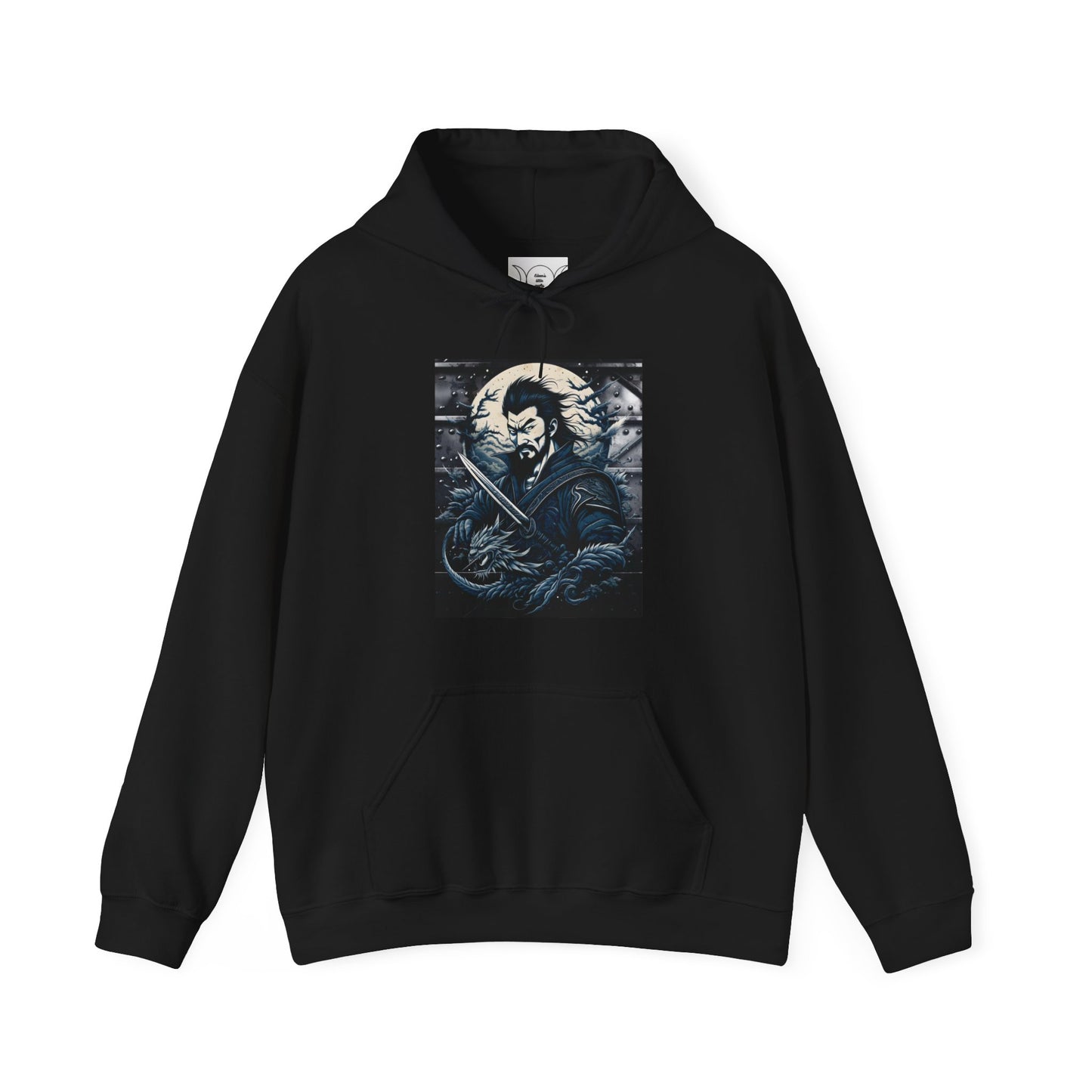 The warrior, Unisex Heavy Blend™ Hooded Sweatshirt ( no side arm design)