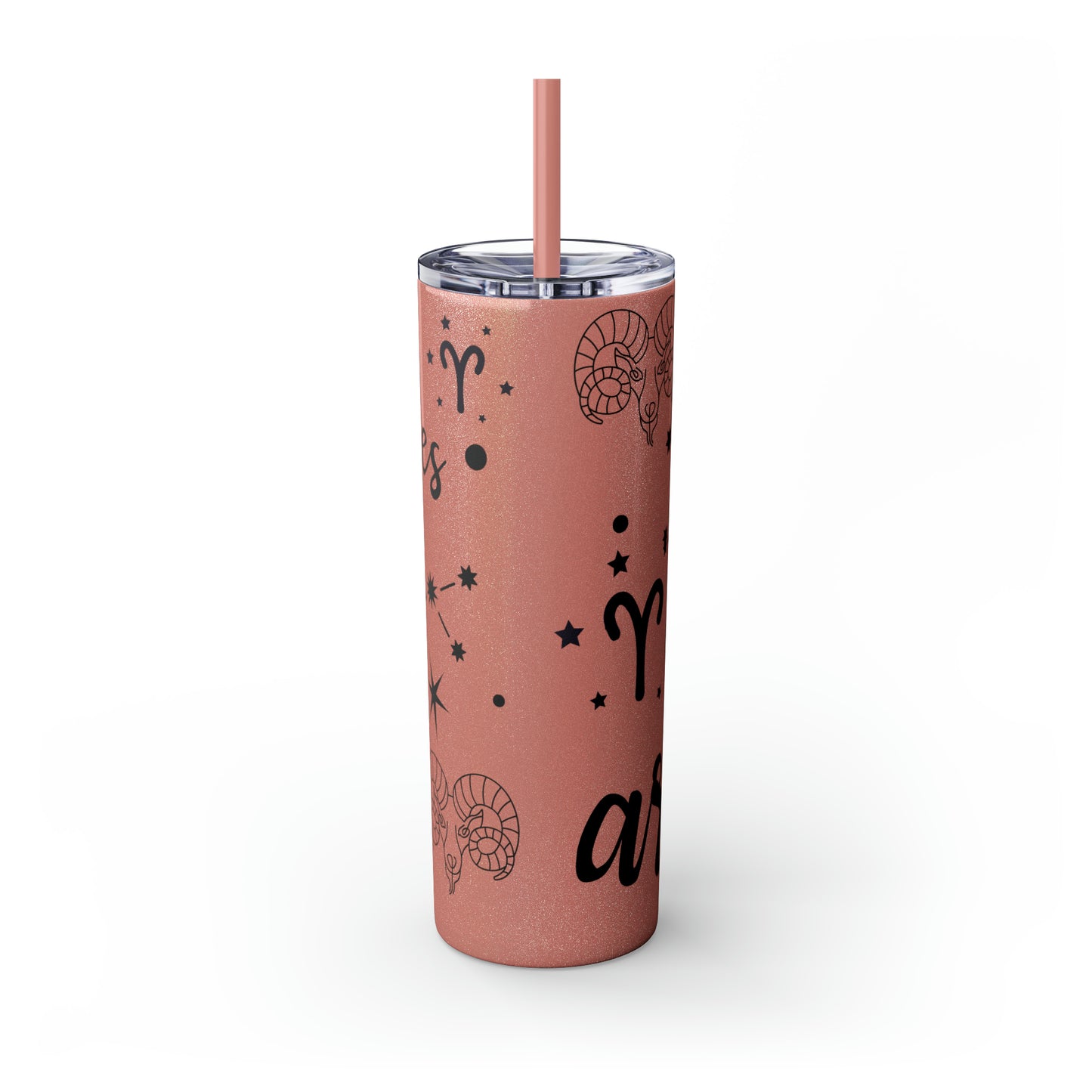 Aries, Skinny Tumbler with Straw, 20oz