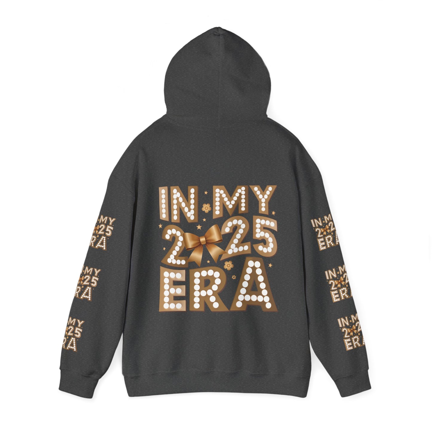 In my 2025 era , Unisex Heavy Blend™ Hooded Sweatshirt (sleeve arm design)