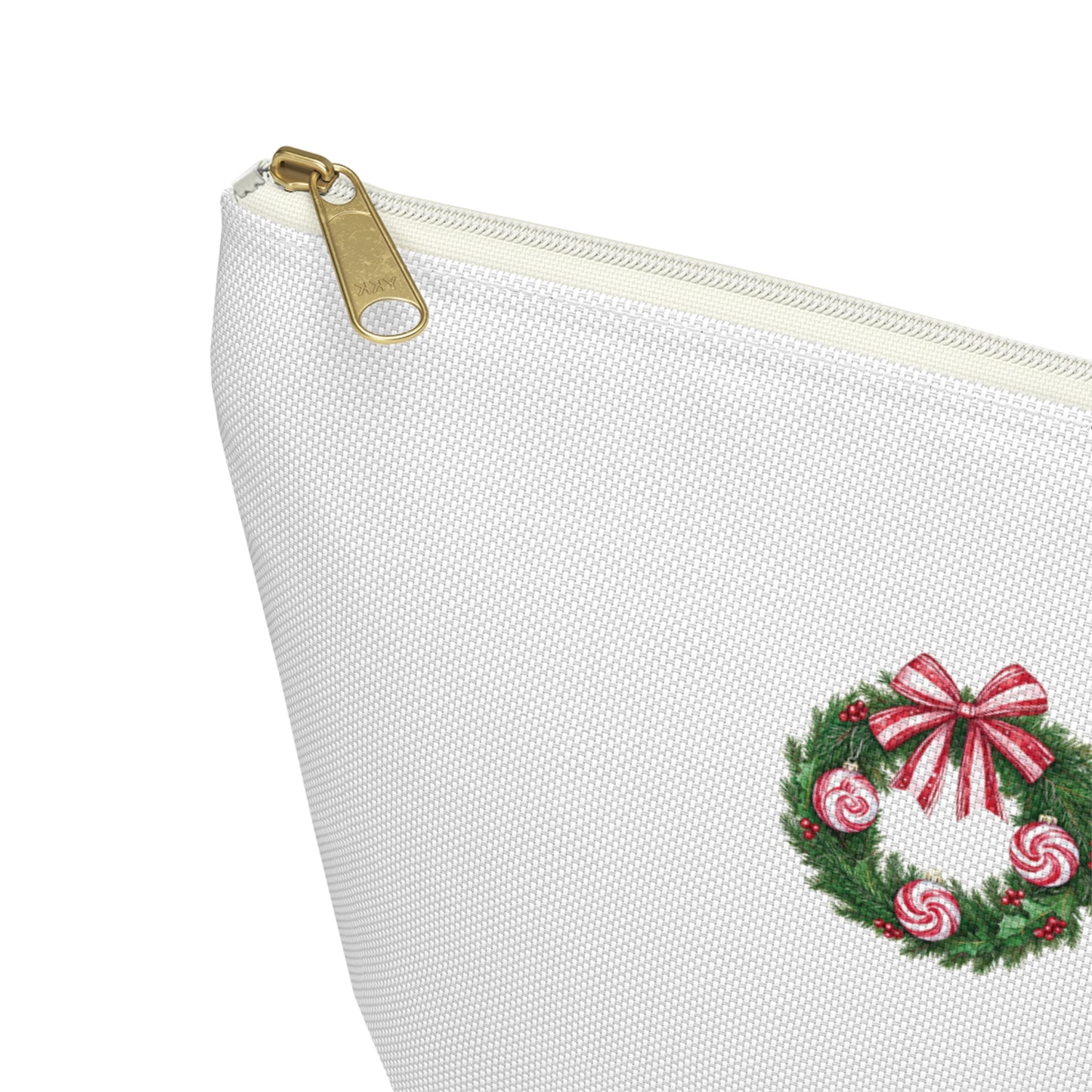 Peppermint Christmas,  Accessory Pouch w T-bottoms