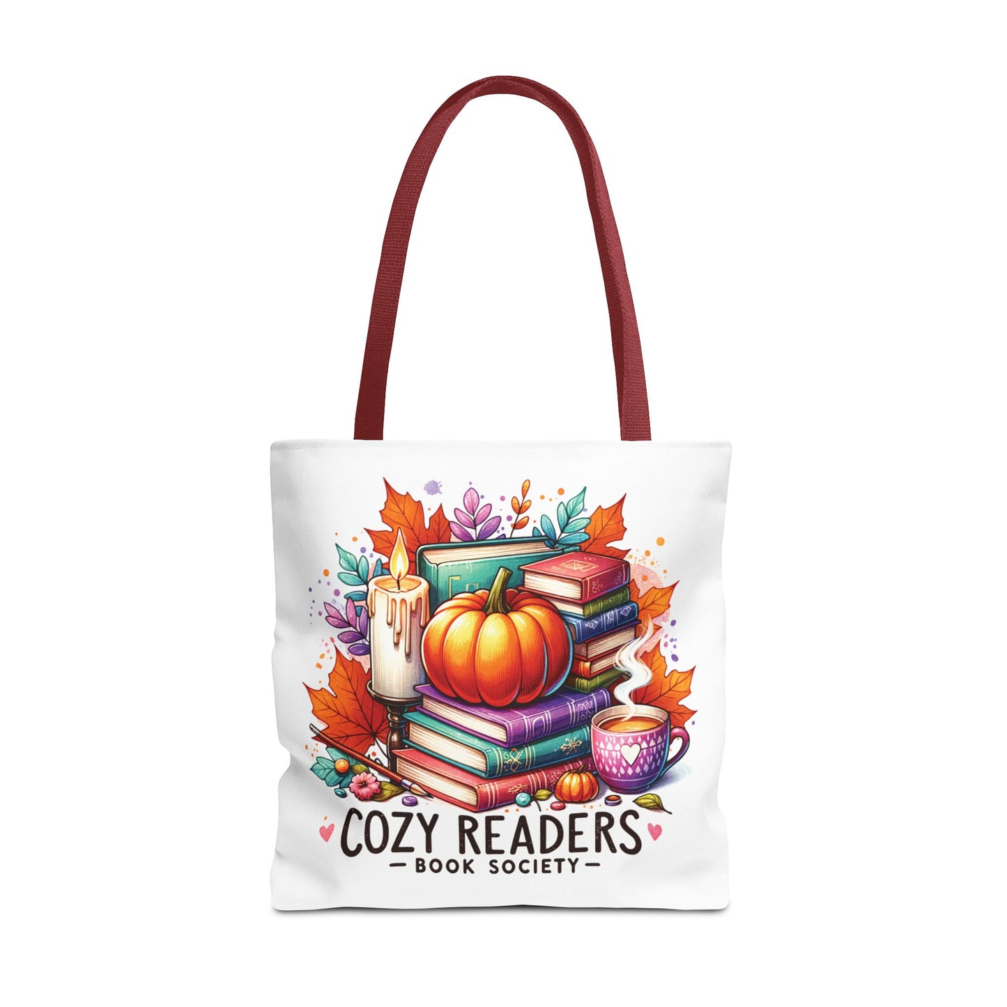 Cozy reader book society Tote Bag (AOP)