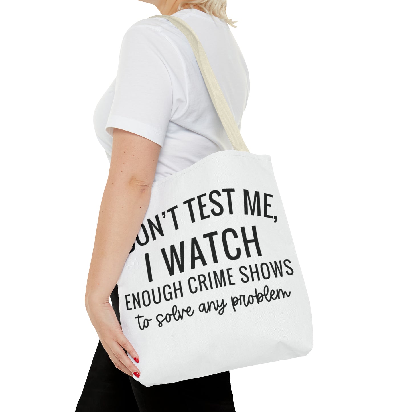 True crime watchers, Tote Bag (AOP)