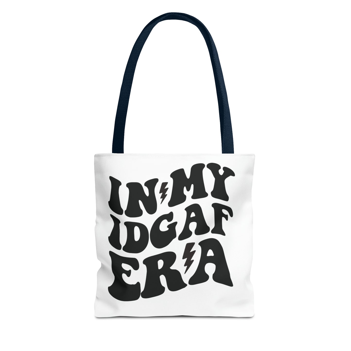 In my IDGAF era, Tote Bag (AOP)