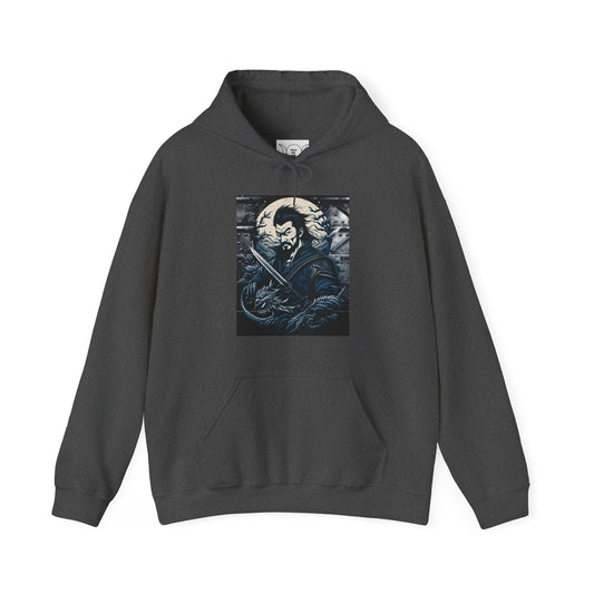 The warrior, Unisex Heavy Blend™ Hooded Sweatshirt ( no side arm design)