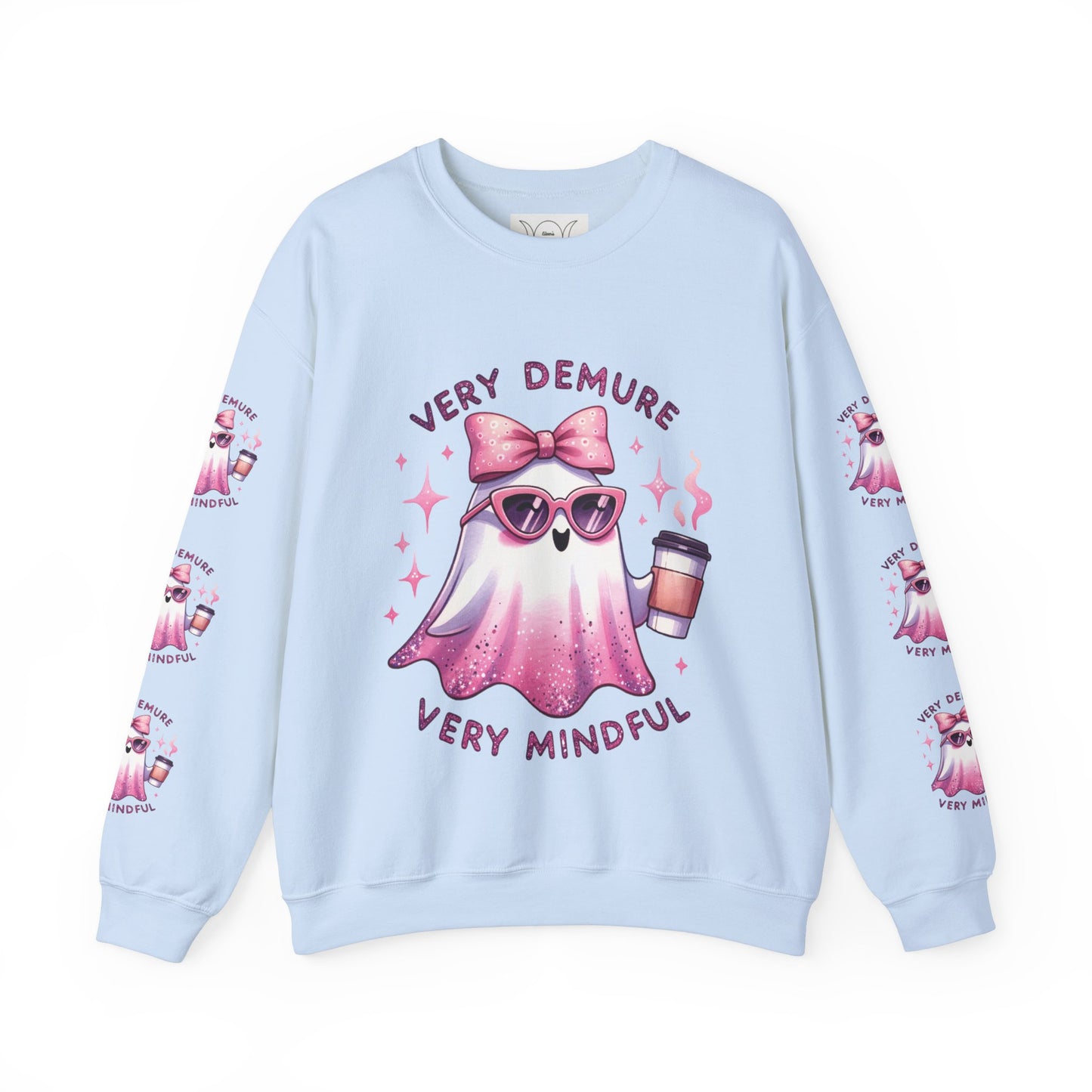 Very demure , ™ Crewneck Sweatshirt (Sleeve design )