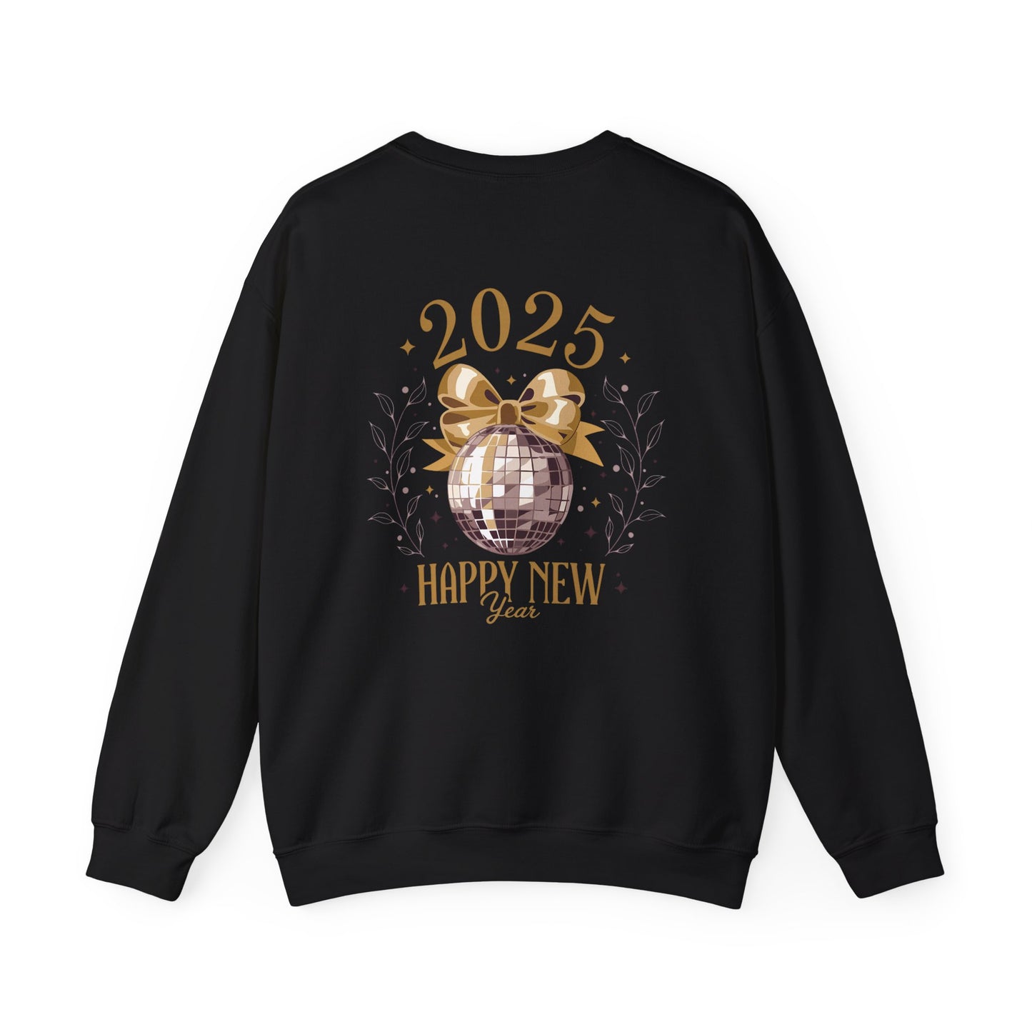 Happy year, Unisex Heavy Blend™ Crewneck Sweatshirt ( no sleeve design)