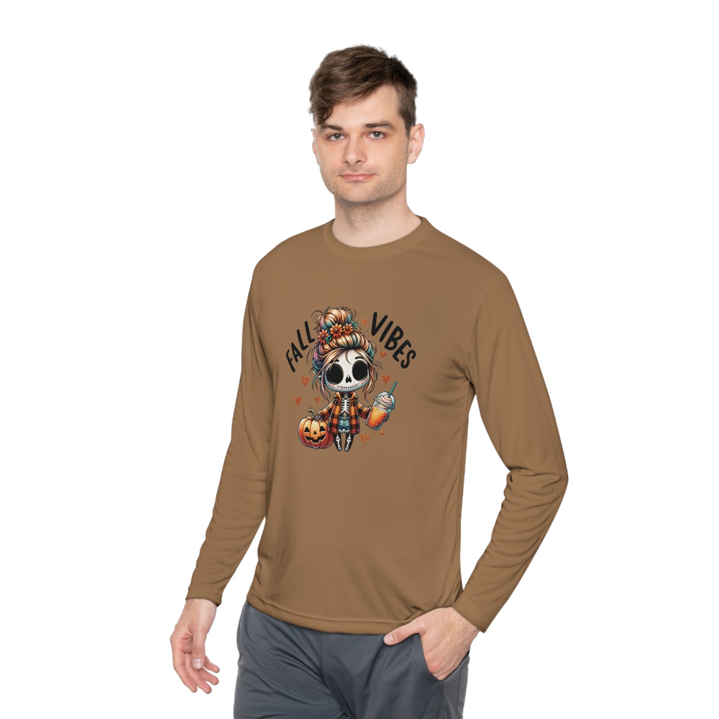 Fall vibes,  Unisex Lightweight Long Sleeve Tee