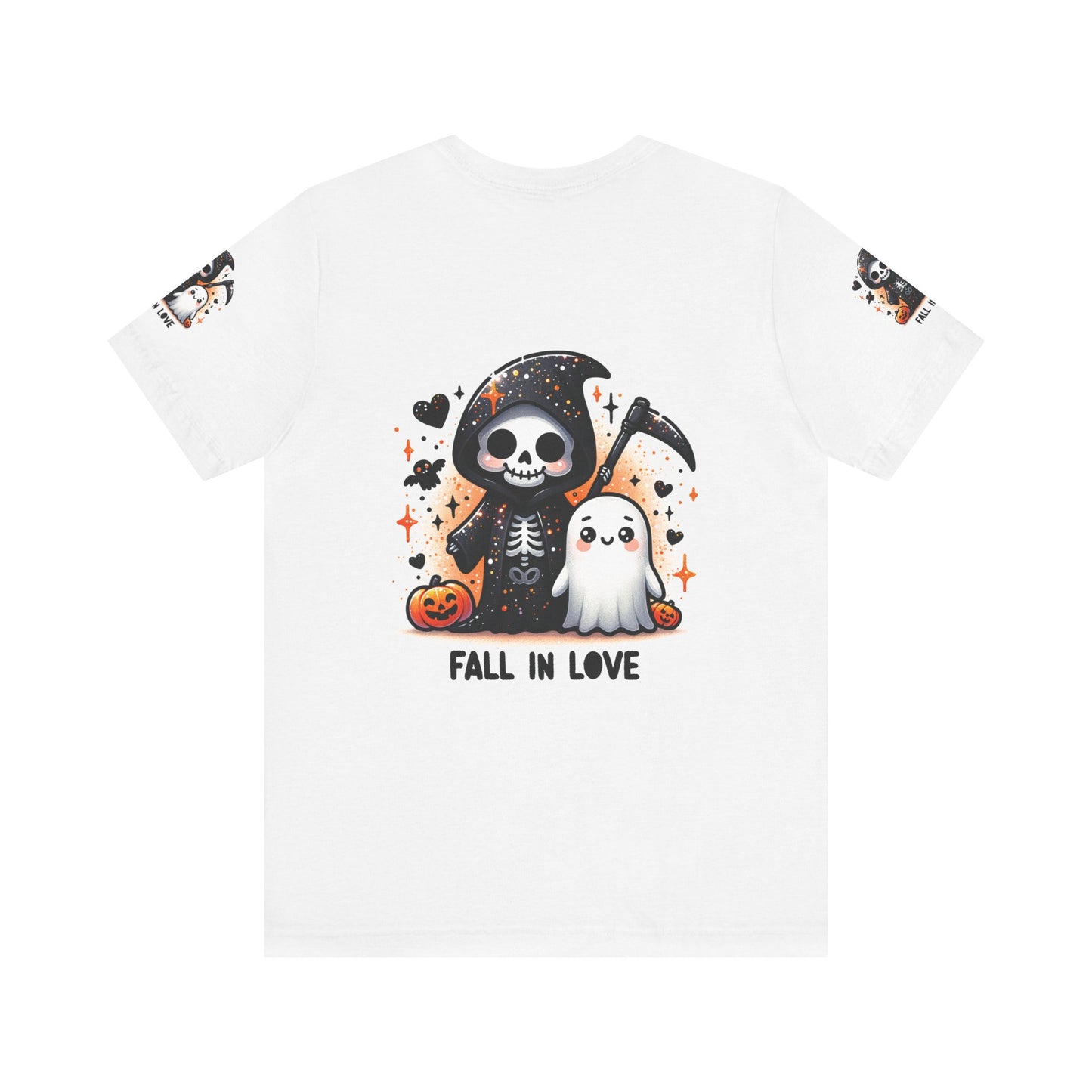 Fall in love , Unisex Jersey Short Sleeve Tee ( arm design)