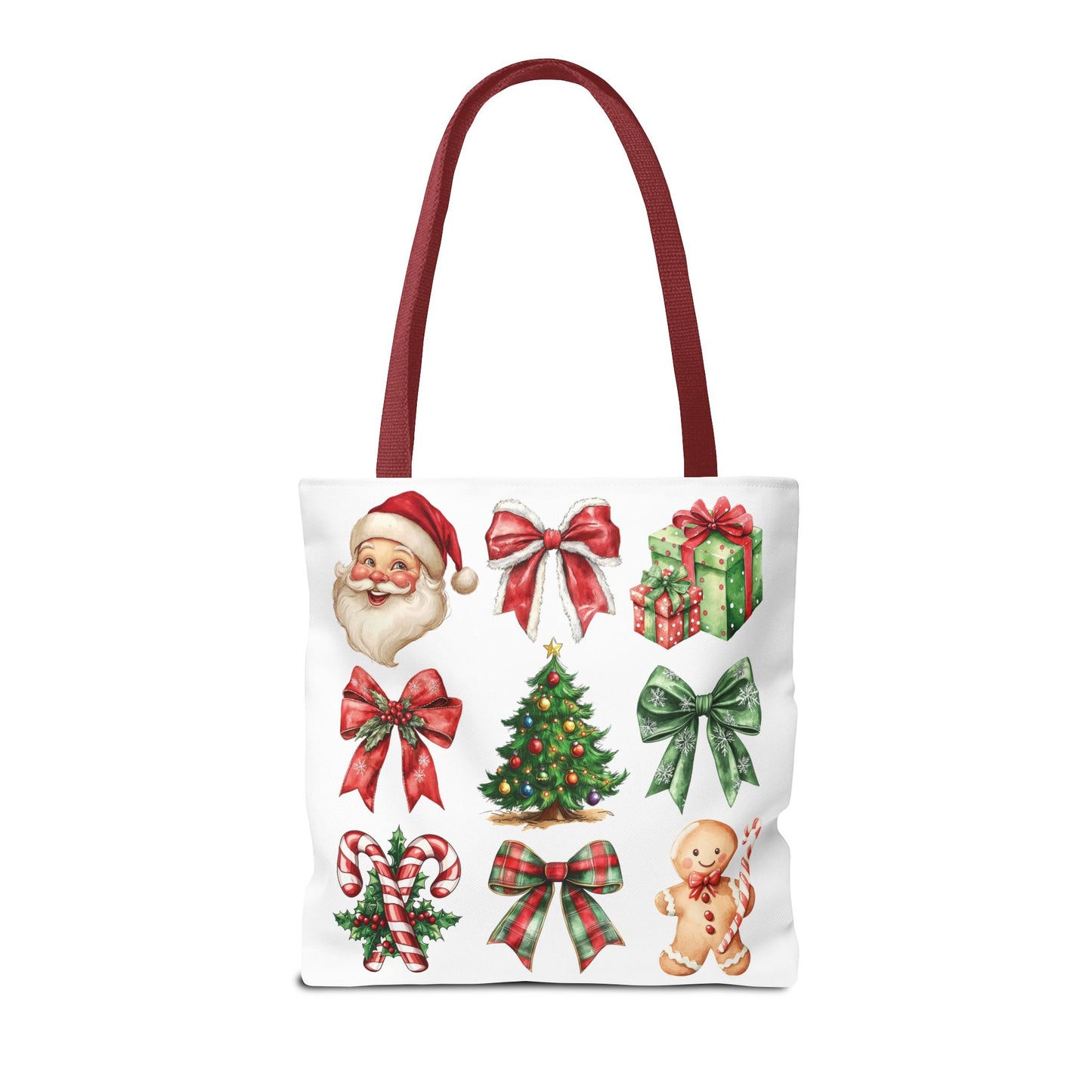 Christmas and bows, Tote Bag (AOP)