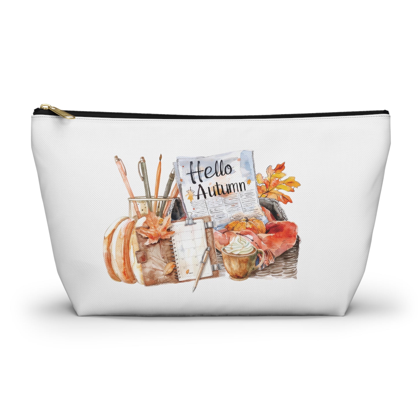 #autumn,  Accessory Pouch w T-bottom