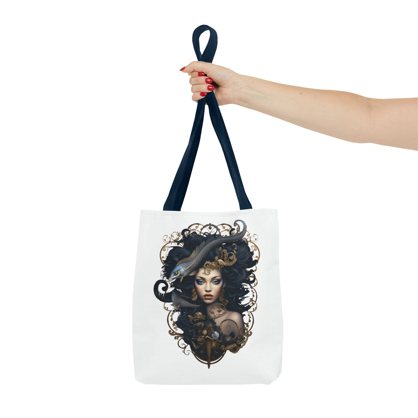 Pisces, Tote Bag (AOP)