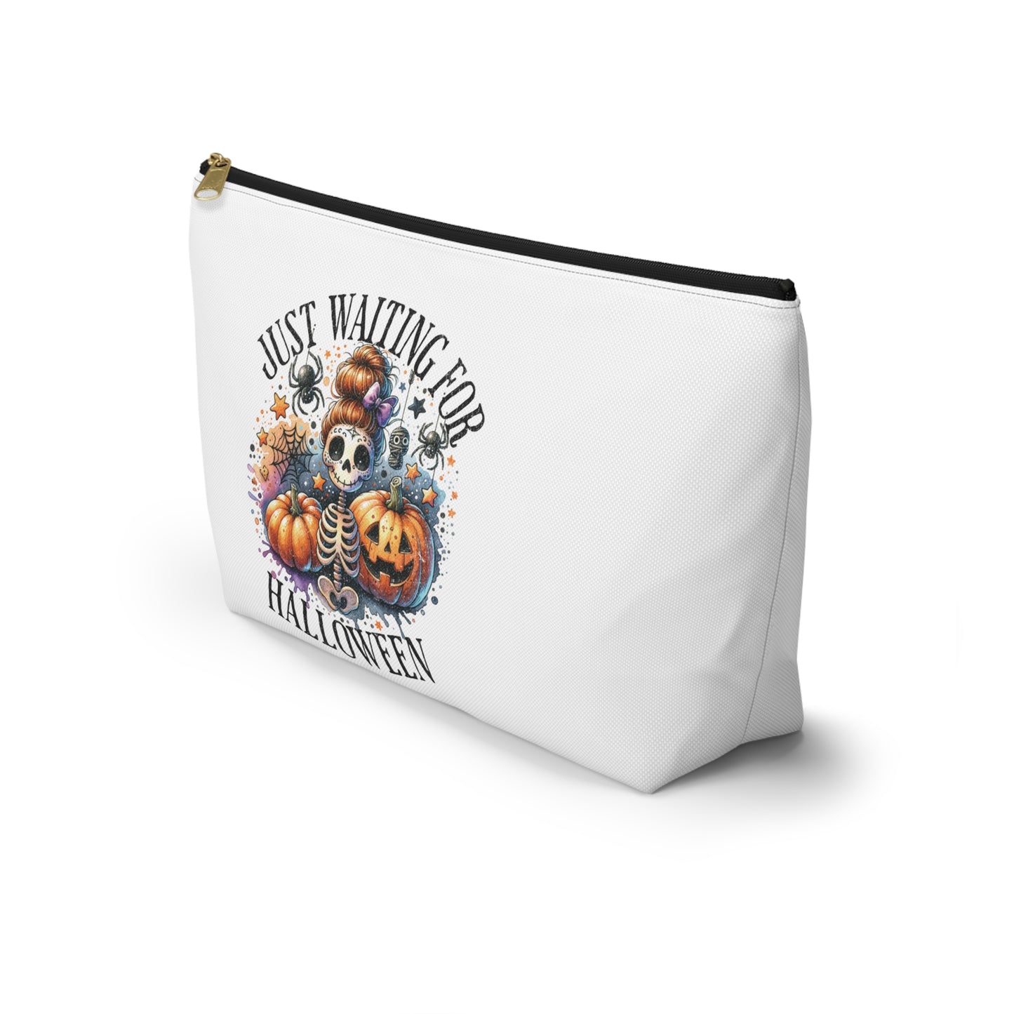 Just waiting for Halloween , Accessory Pouch w T-bottom