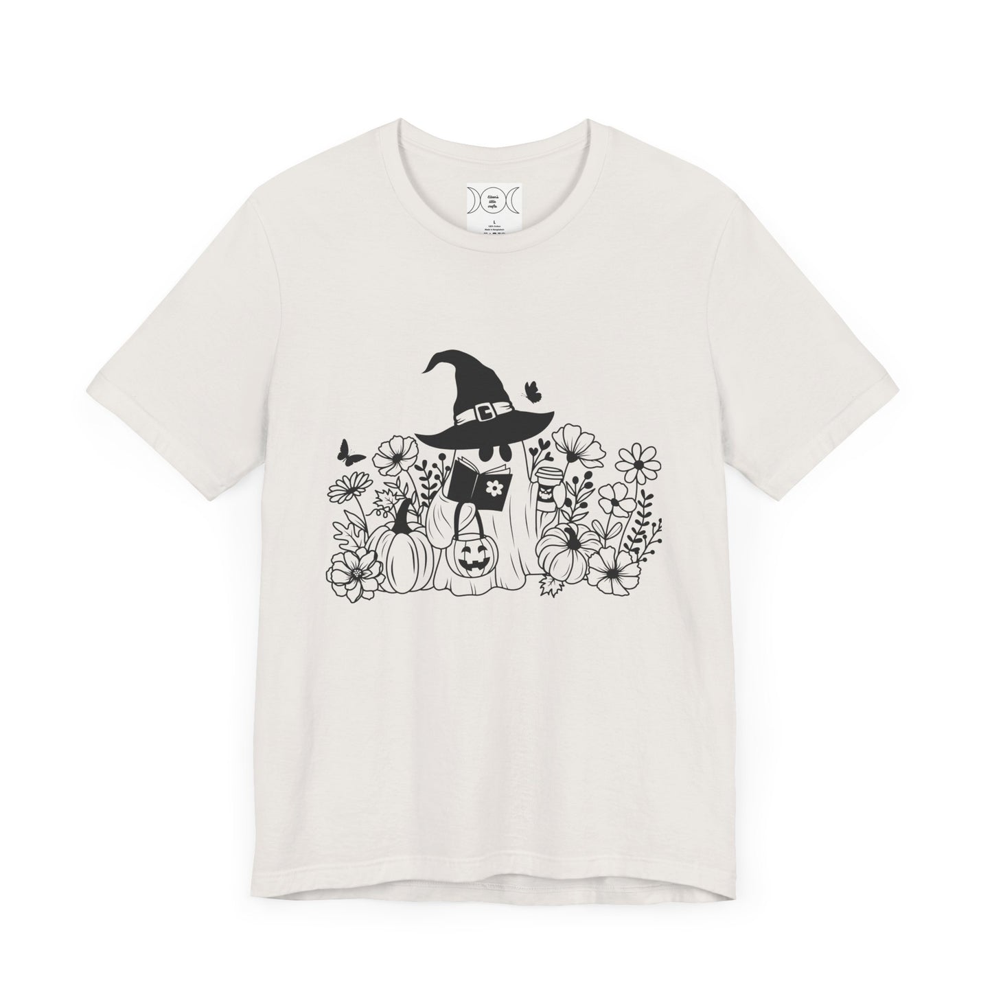 Cozy boo reading, Unisex Jersey Short Sleeve Tee ( No sleeve design)