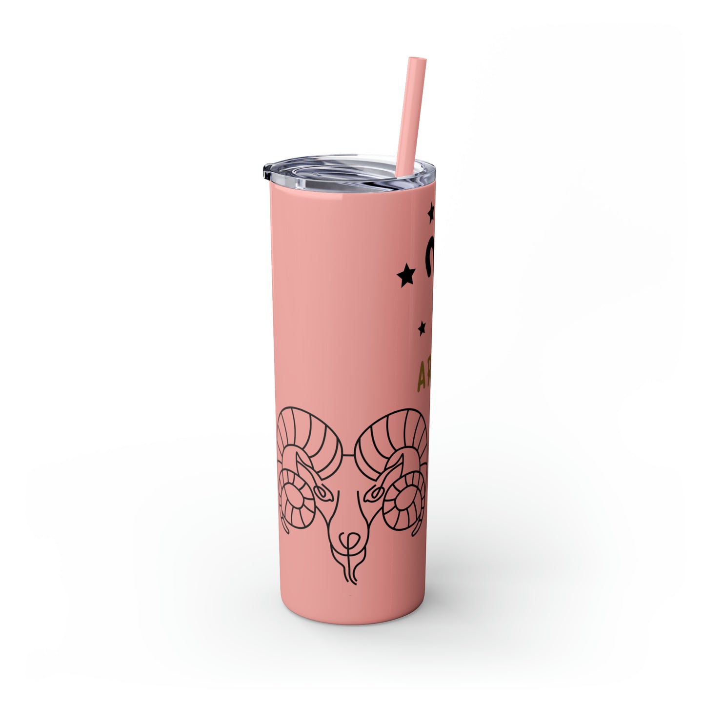 Aries, Skinny Tumbler with Straw, 20oz