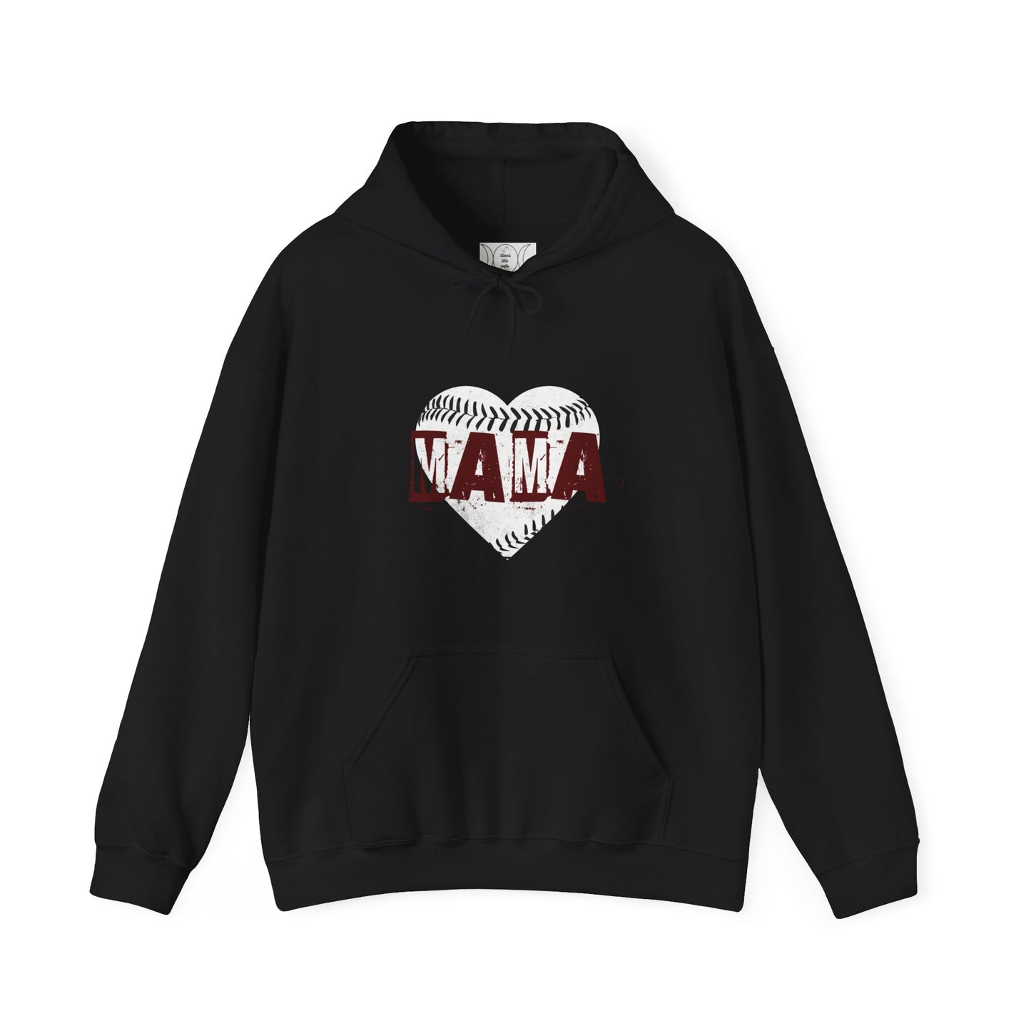 Baseball mama,  Unisex Heavy Blend™ Hooded Sweatshirt (no side arm design)