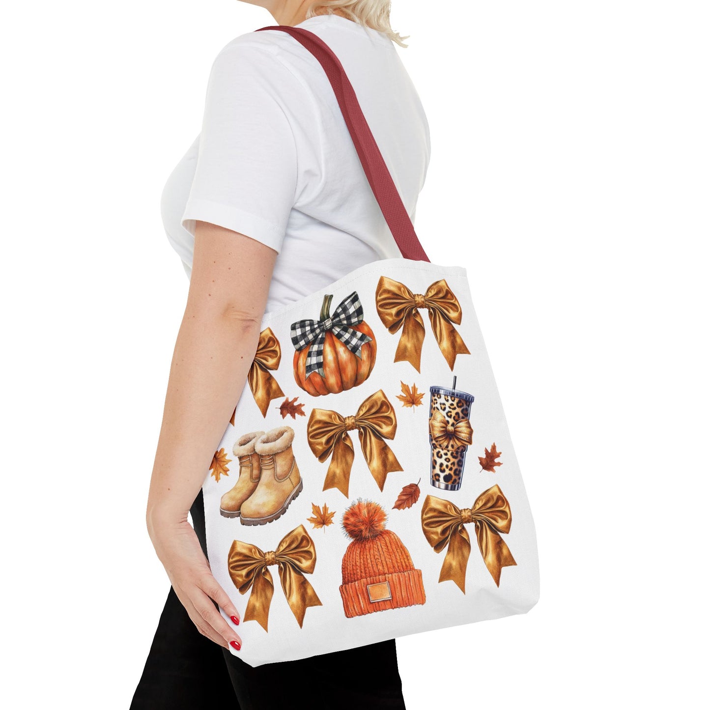 Fall and bows, Tote Bag (AOP)