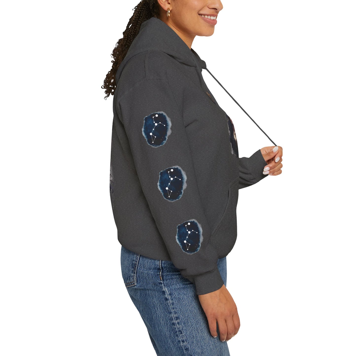 Taurus,  Unisex Heavy Blend™ Hooded Sweatshirt (sleeve design)