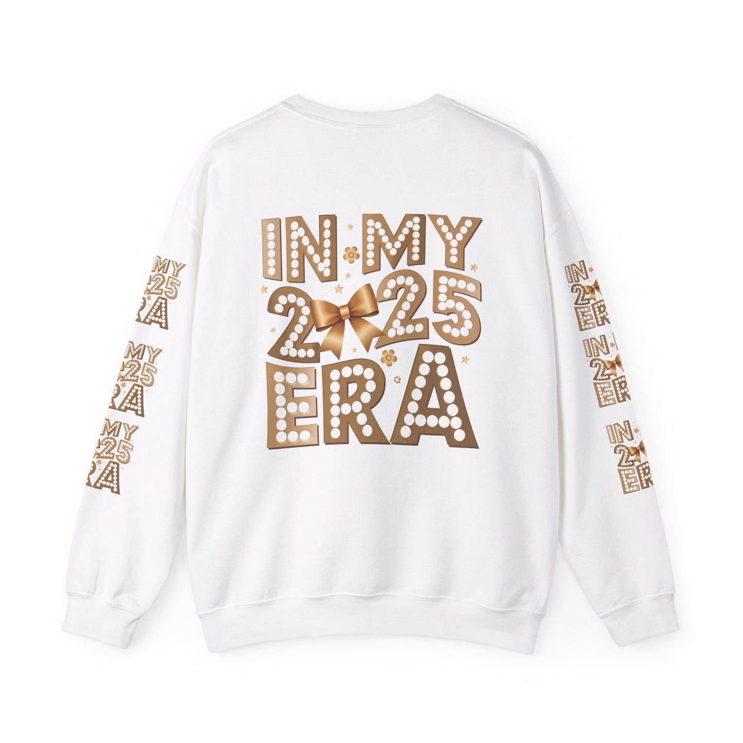 In 2025 era, Unisex Heavy Blend™ Crewneck Sweatshirt (sleeve design)