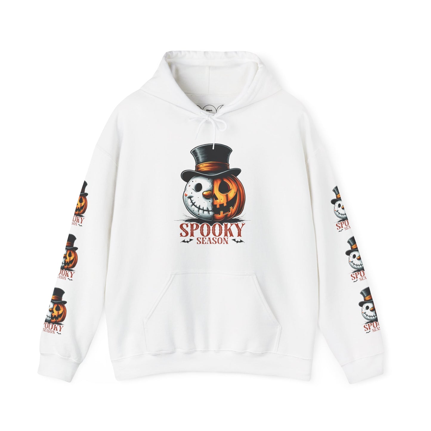 Spooky season,  Unisex Heavy Blend™ Hooded Sweatshirt (sleeve design)