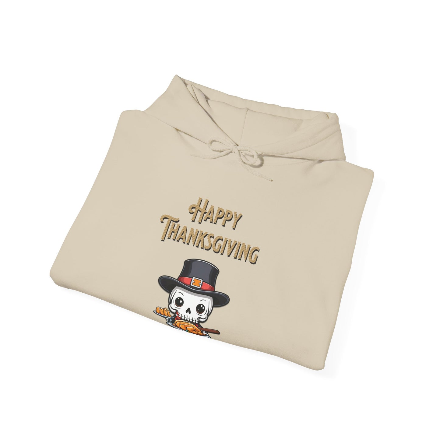 Happy thanksgiving ,  Unisex Heavy Blend™ Hooded Sweatshirt (no side arm design)