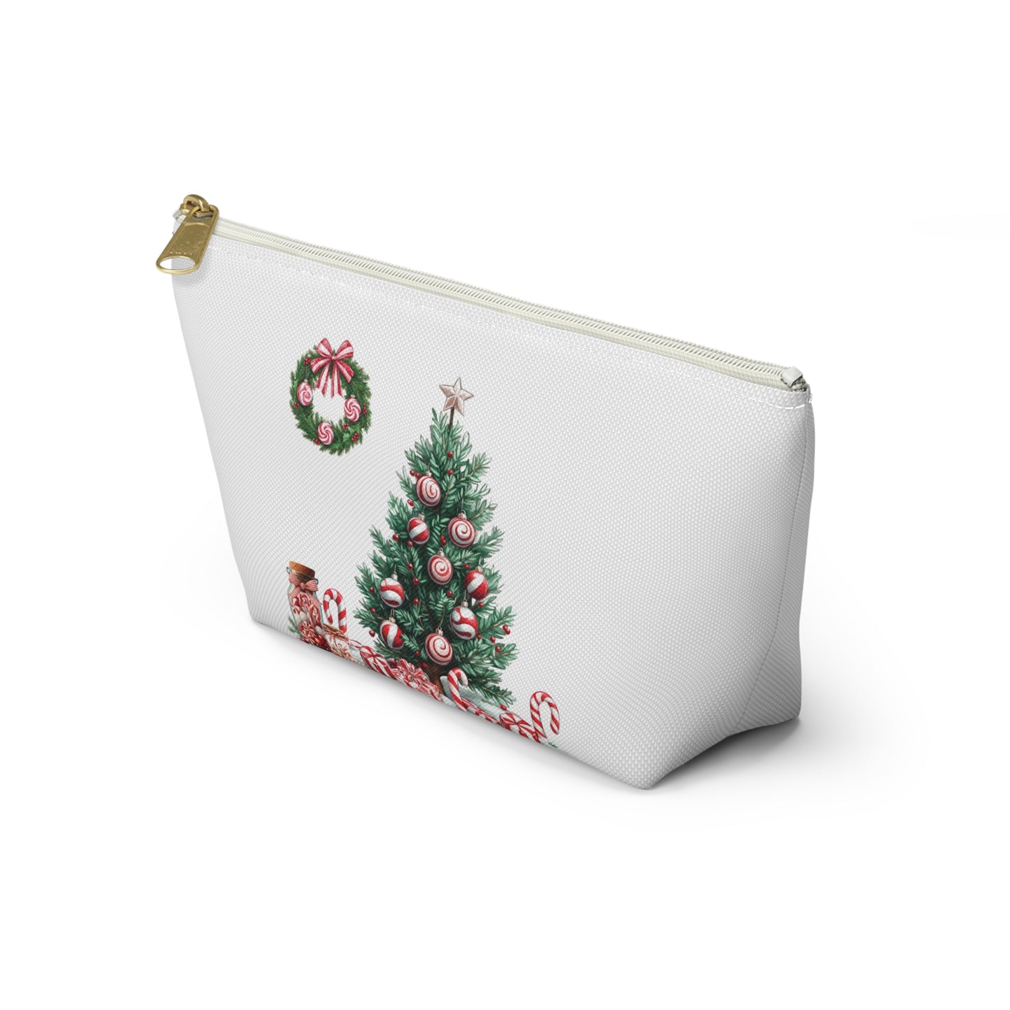 Peppermint Christmas,  Accessory Pouch w T-bottoms