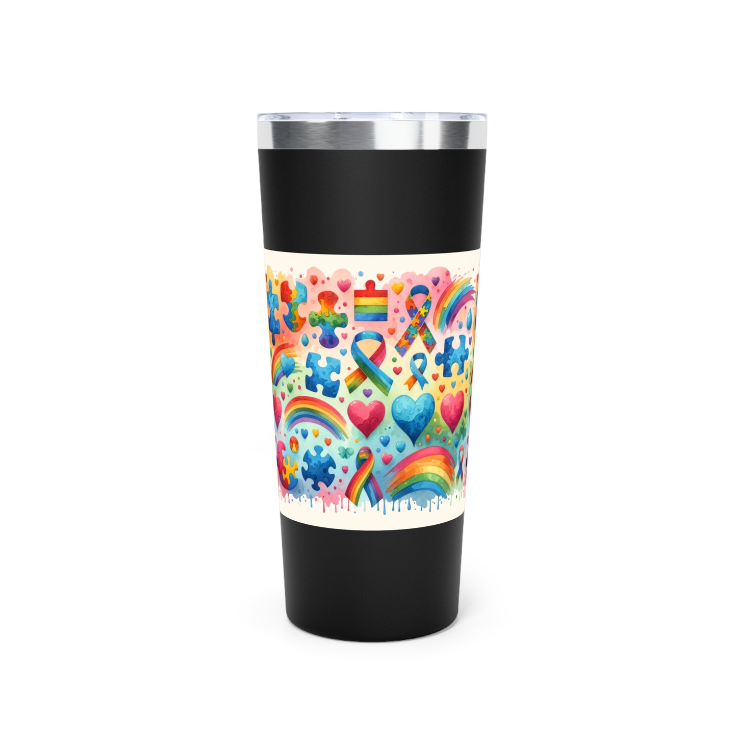 Autism, Copper Vacuum Insulated Tumbler, 22oz