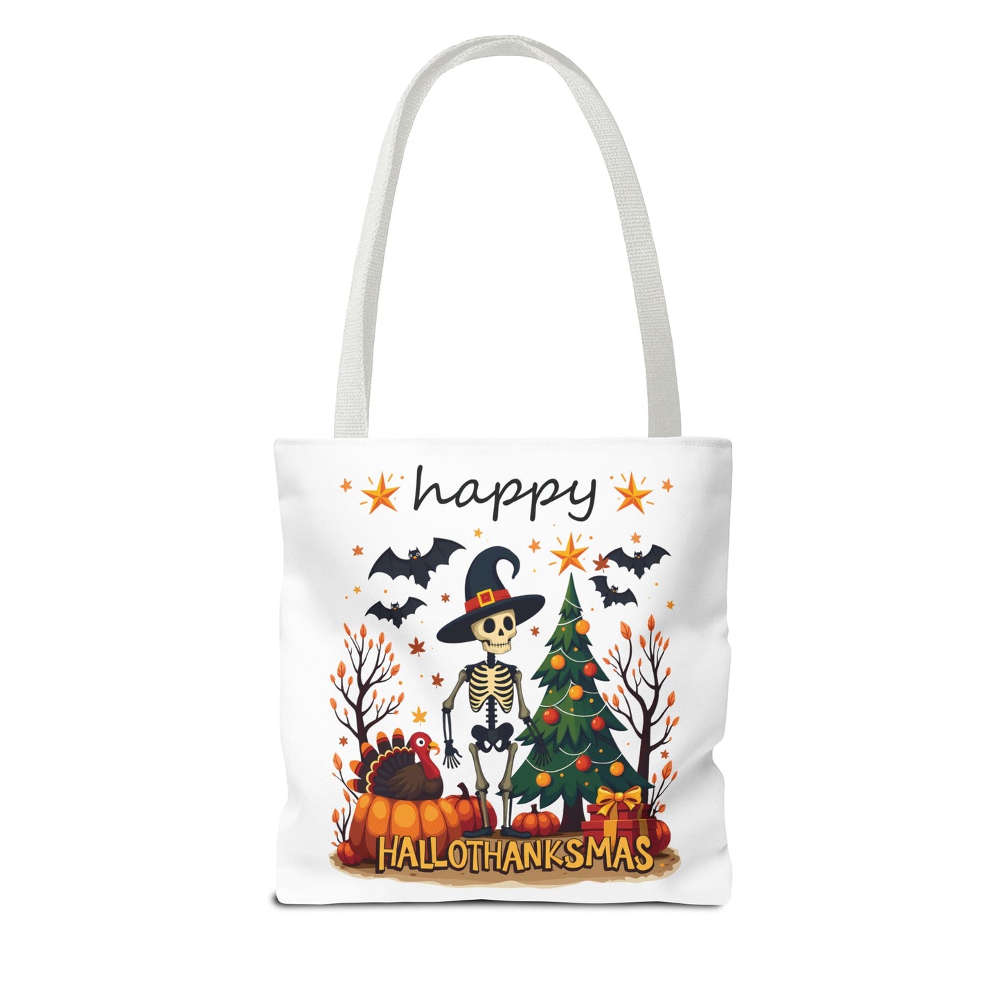 Happy hellothanksmas, Tote Bag (AOP)