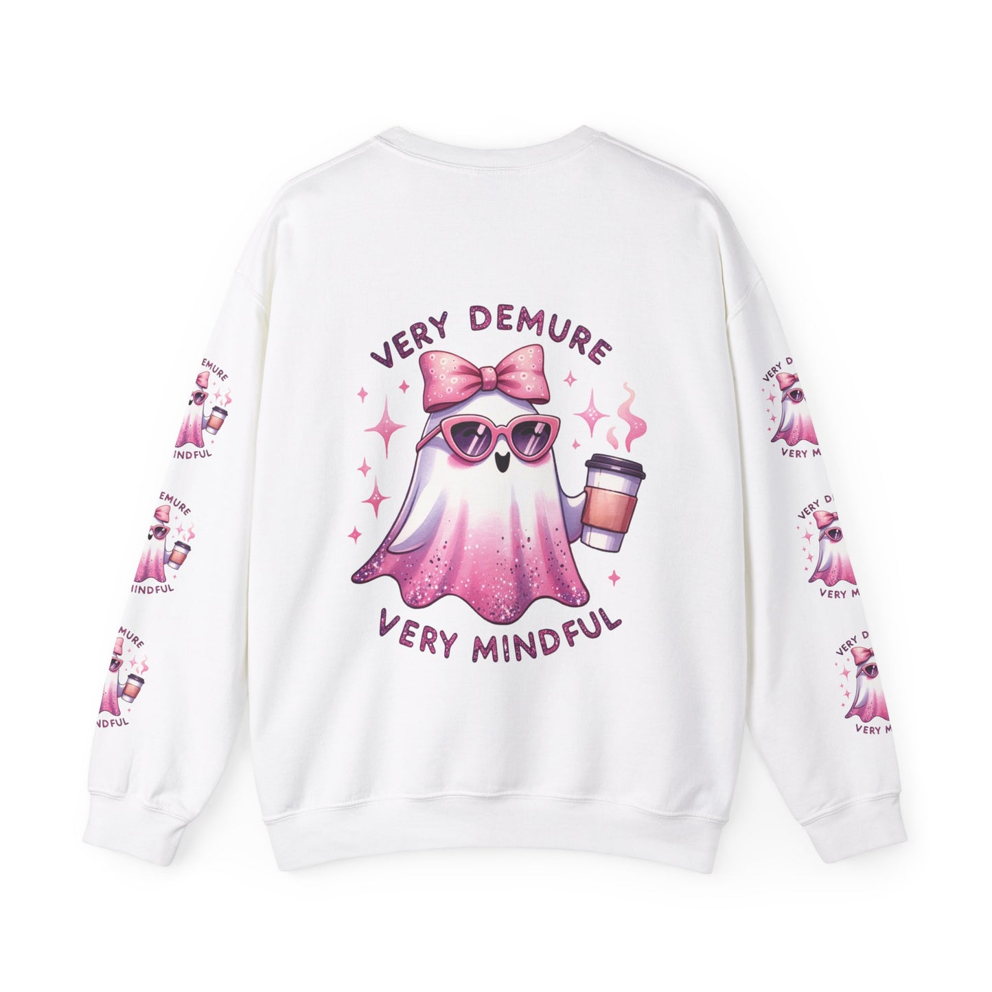 Very demure , ™ Crewneck Sweatshirt (Sleeve design )