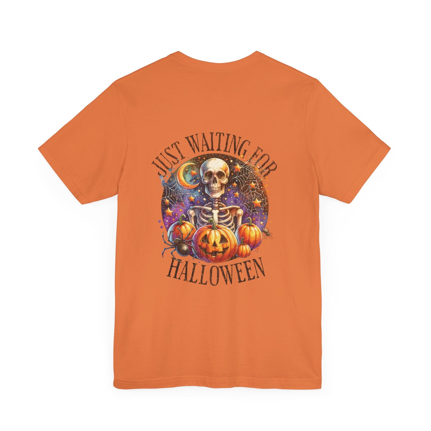 Just waiting for Halloween, Unisex Jersey Short Sleeve Tee (no sleeve design)