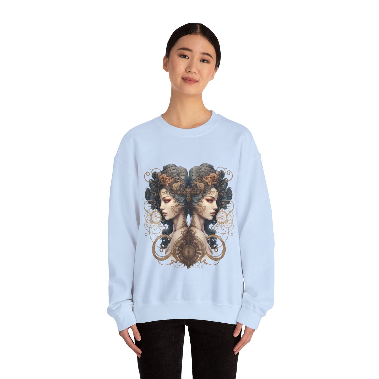 Gemini, ™ Crewneck Sweatshirt (no side arm design)