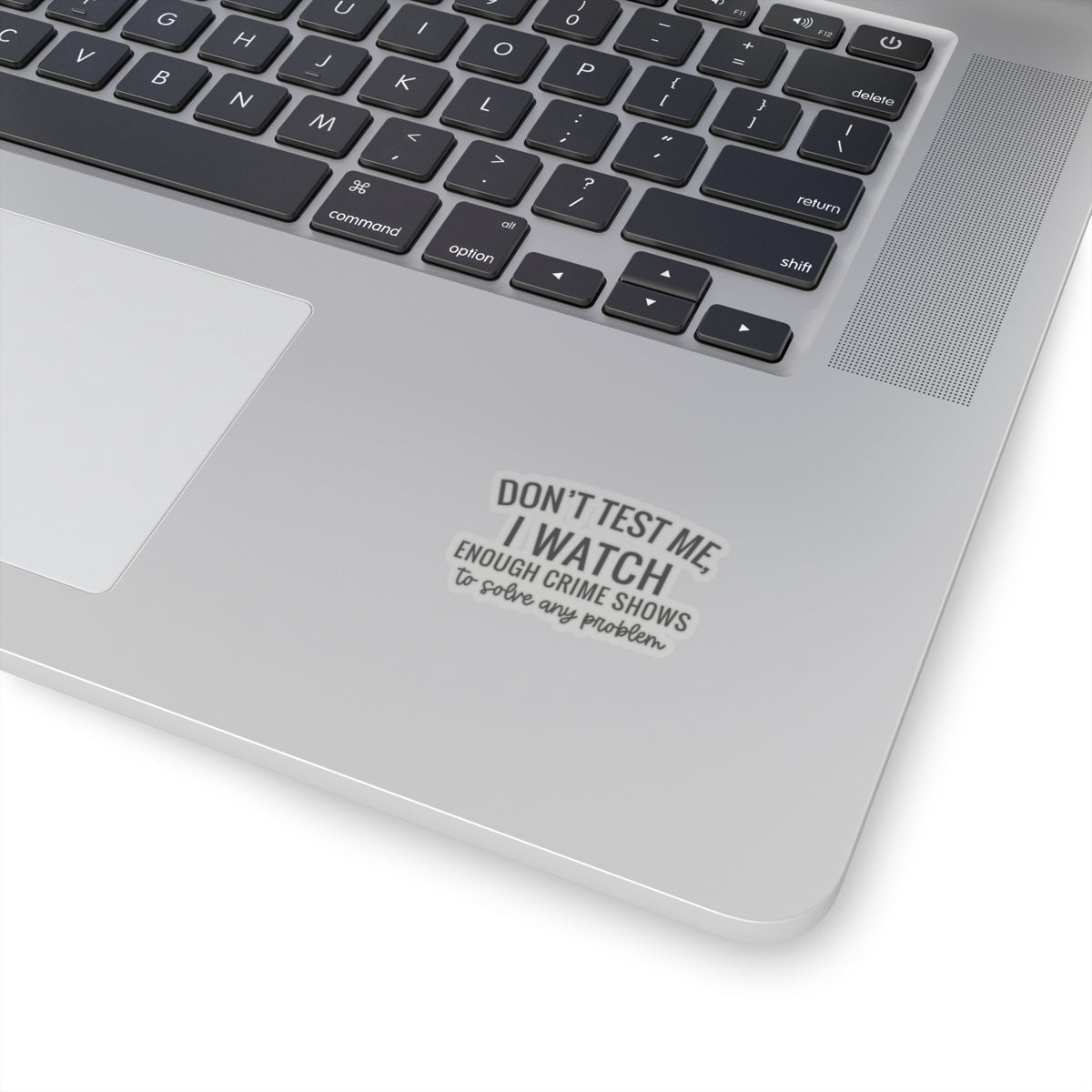 True crime watcher , Kiss-Cut Stickers