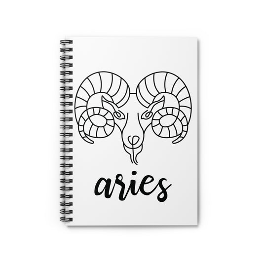 Aries Spiral Notebook - Ruled Line