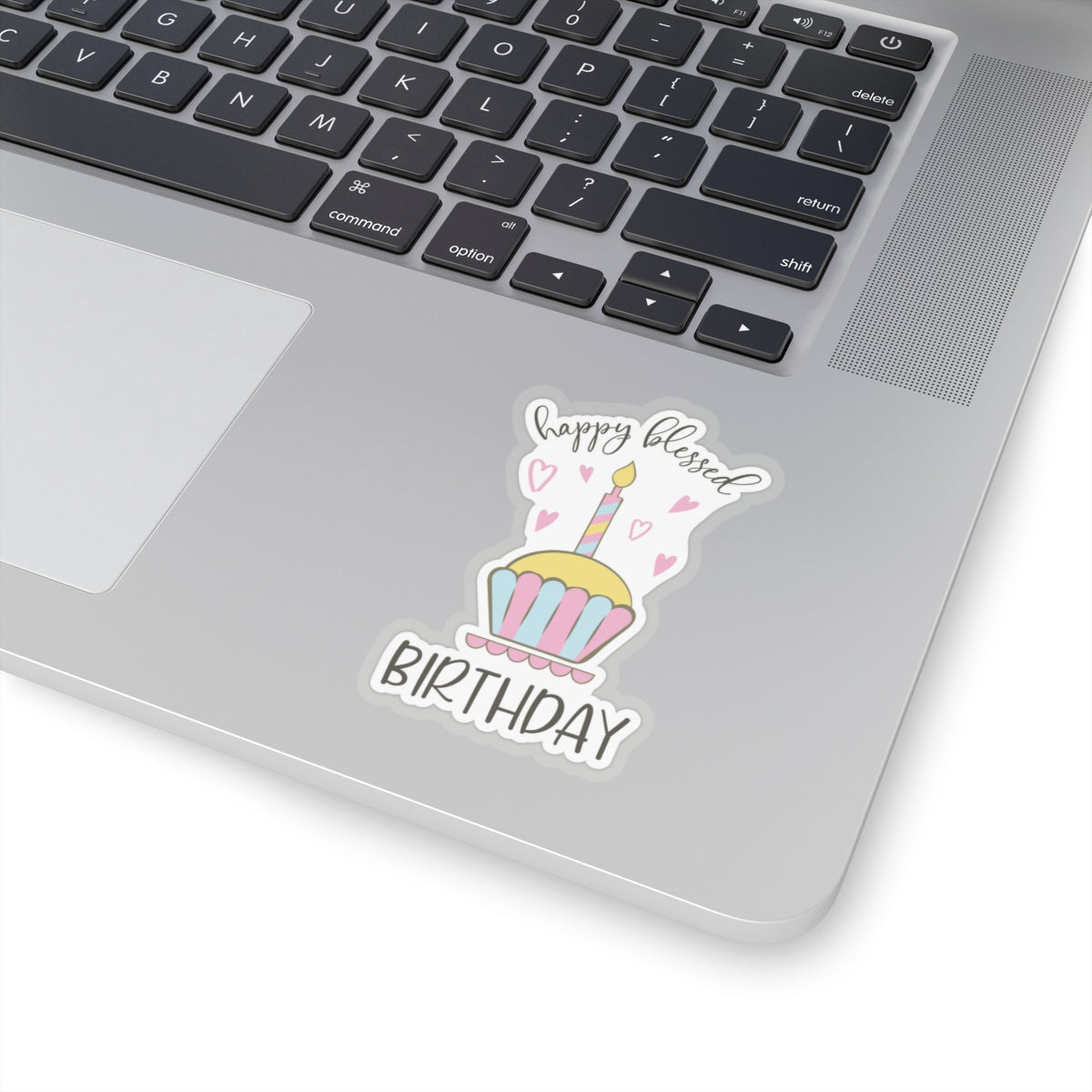 Happy blessed birthday, Kiss-Cut Stickers