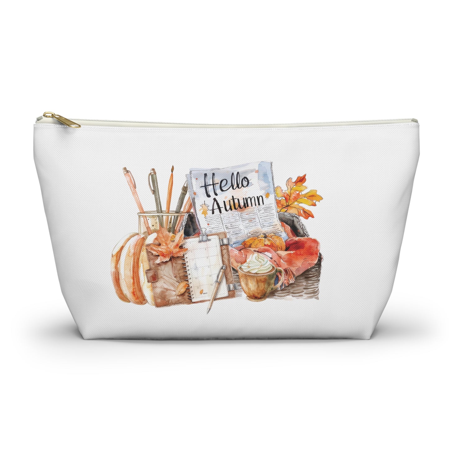 #autumn,  Accessory Pouch w T-bottom