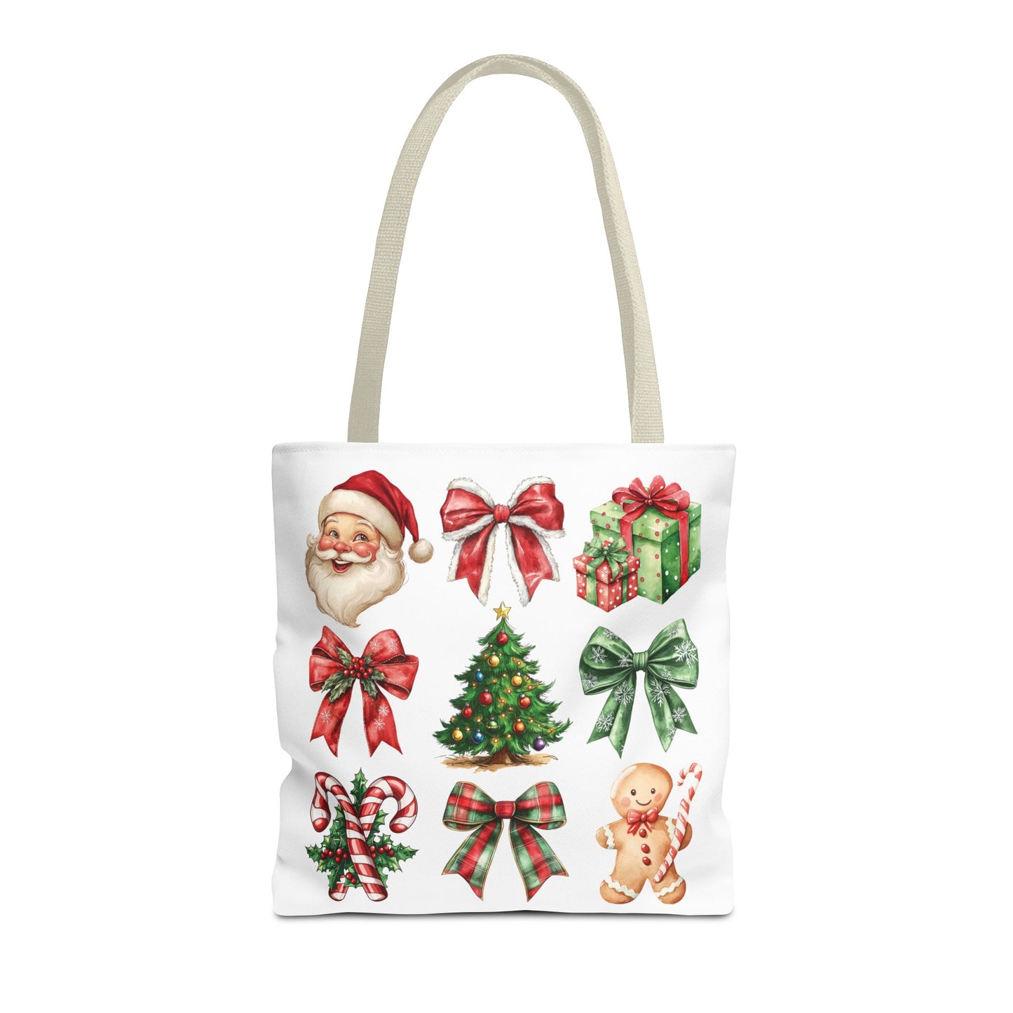 Christmas and bows, Tote Bag (AOP)