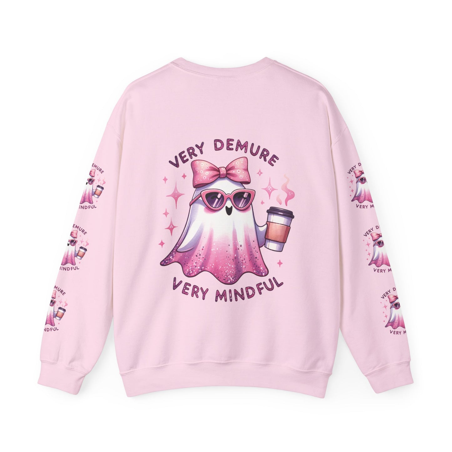 Very demure , ™ Crewneck Sweatshirt (Sleeve design )