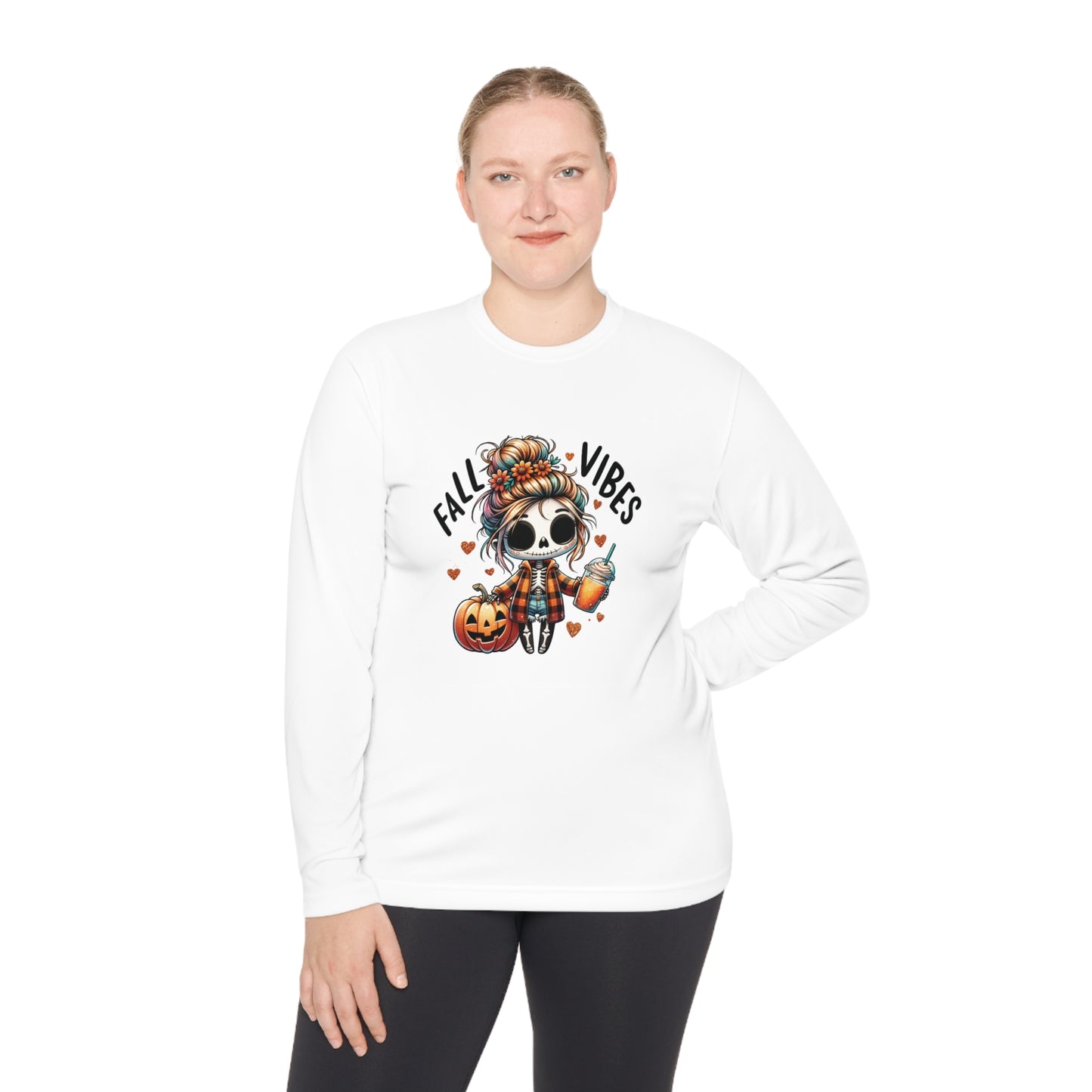 Fall vibes,  Unisex Lightweight Long Sleeve Tee