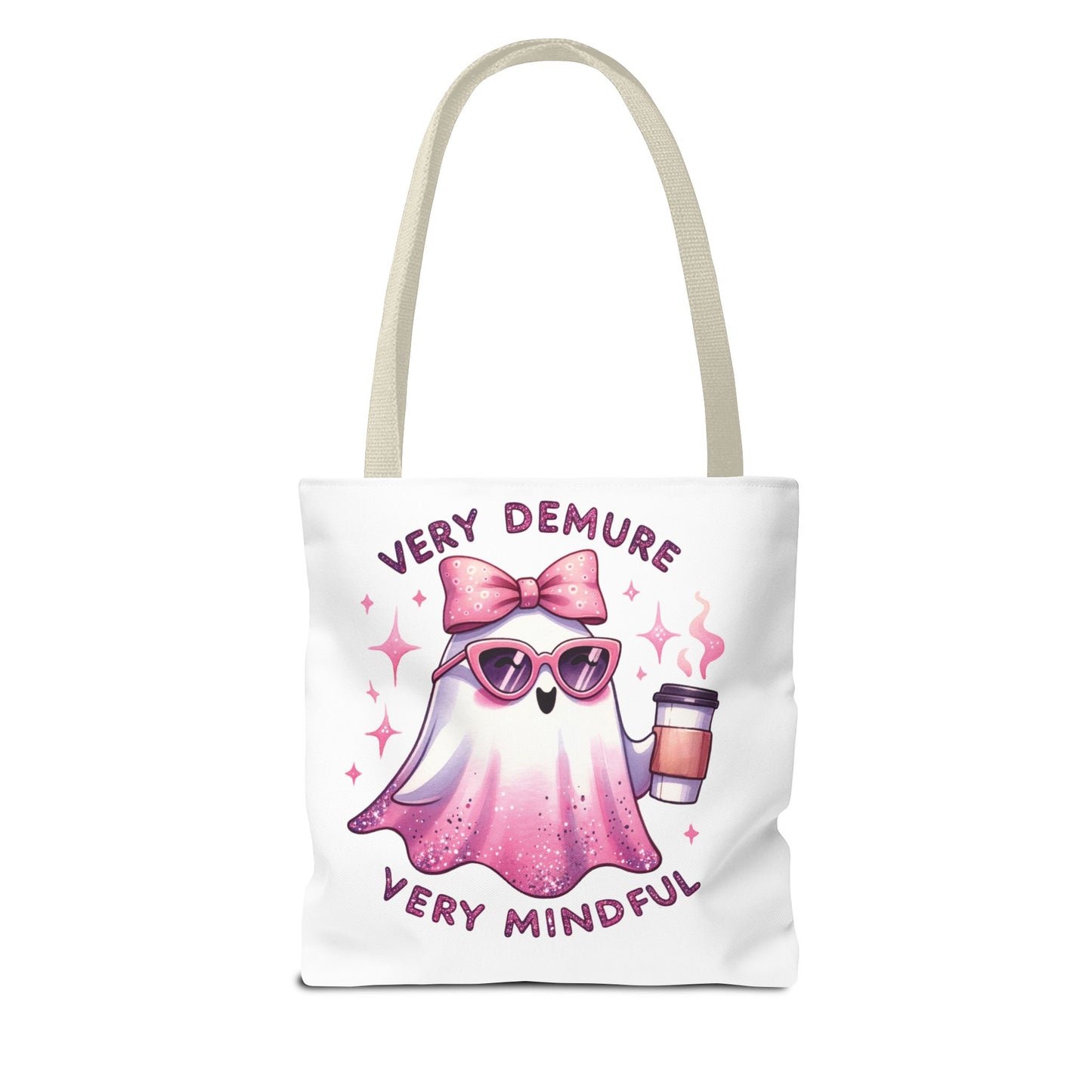 Very demure, Tote Bag (AOP)