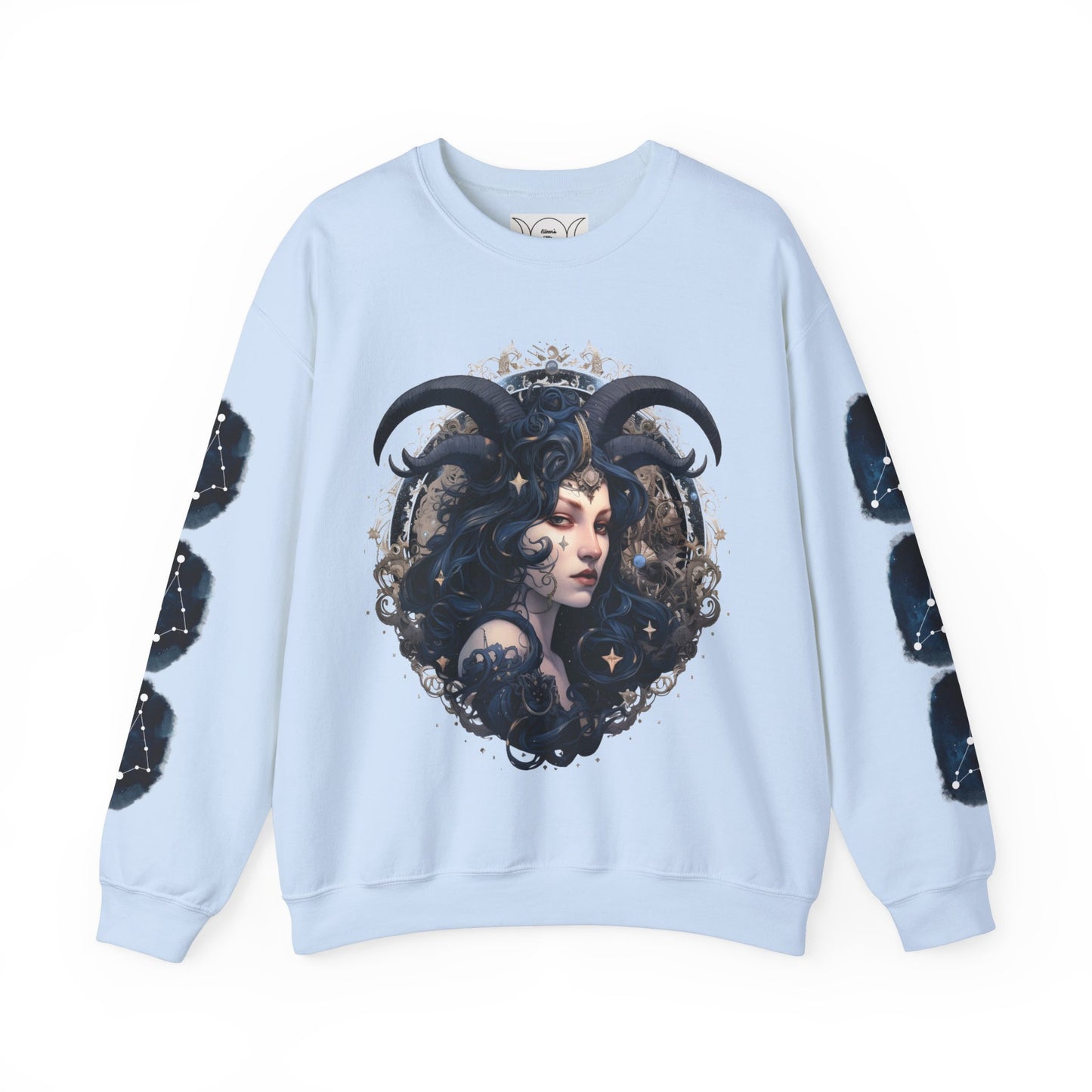 Capricorn , ™ Crewneck Sweatshirt ( side arm design)