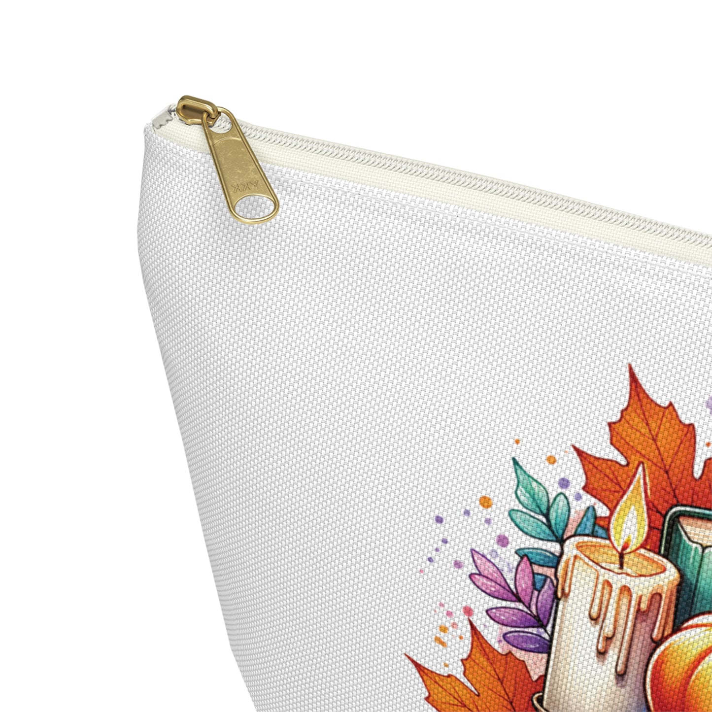 Cozy reader book society,  Accessory Pouch w T-bottoms